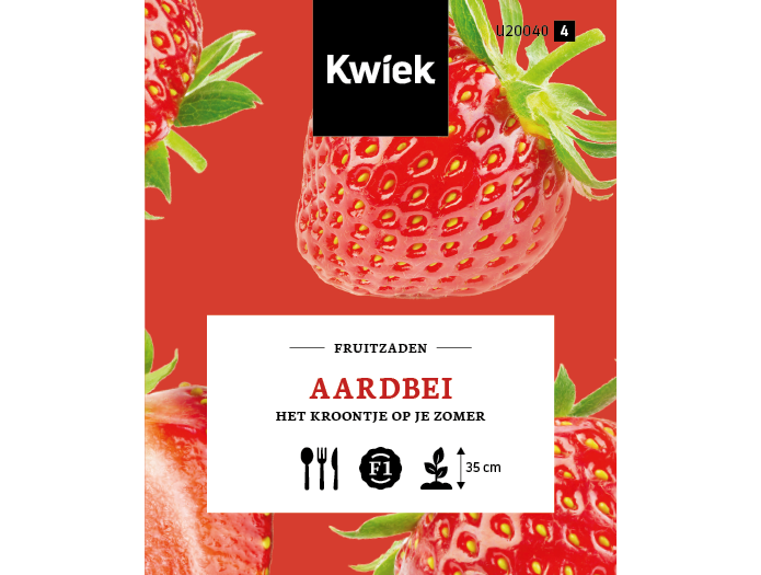 Aardbei zaden -  Kwiek Uitdeel zakjes