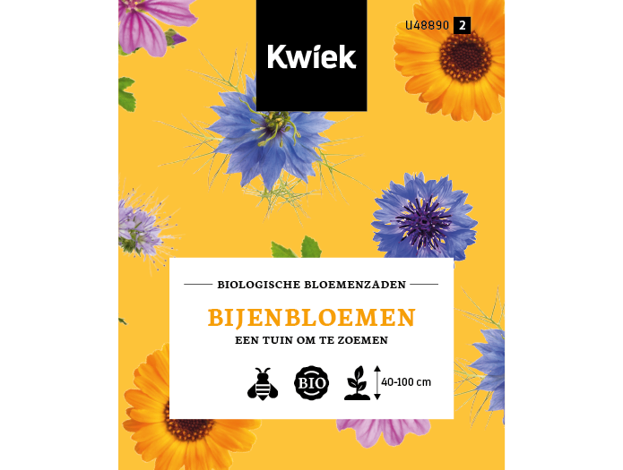 Biologische Bijenbloemen zaden  -  Kwiek Uitdeel zakjes