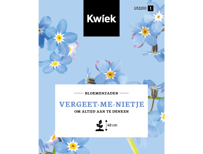 Vergeet-me-nietje zaden (blauw) -  Kwiek Uitdeel zakjes