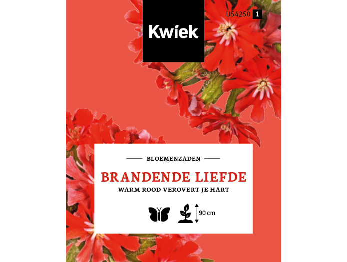 Brandende liefde zaden - Kwiek Uitdeel zakjes