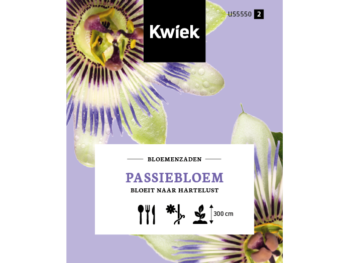 Passiebloem zaden -  Kwiek Uitdeel zakjes