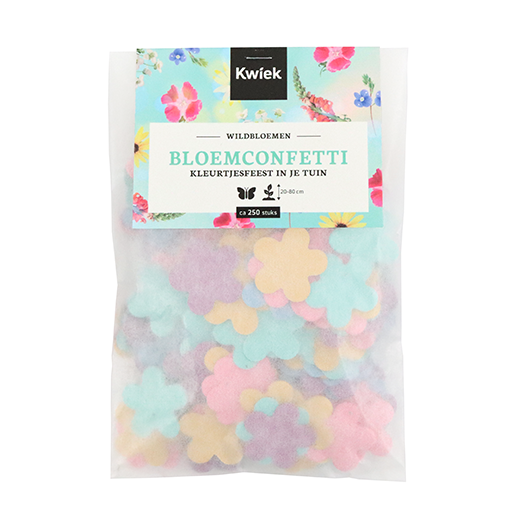 Kwiek BloemConfetti -&nbsp;circa 250 stuks 